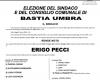 Gelb in Bastia Umbra, ein Stadtrat wurde von Degli Esposti zugunsten von Lungarotti entfernt
