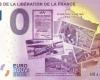 Euro-Banknotenspeicher, die 0-Euro-Banknote kommt an
