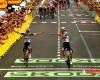 Bei der Tour de France sprintet Bardet 50 km vor dem Ziel und trägt in Rimini Gelb